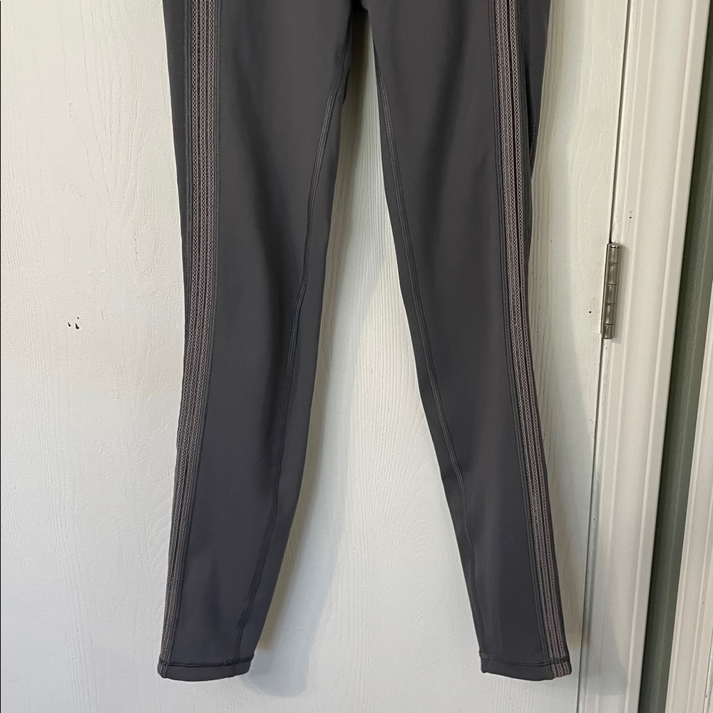 Lululemon Power Lines Pants 28" Titanium Dark Chrome Everlux High Rise Grey Sz 4 - Picture 6 of 15